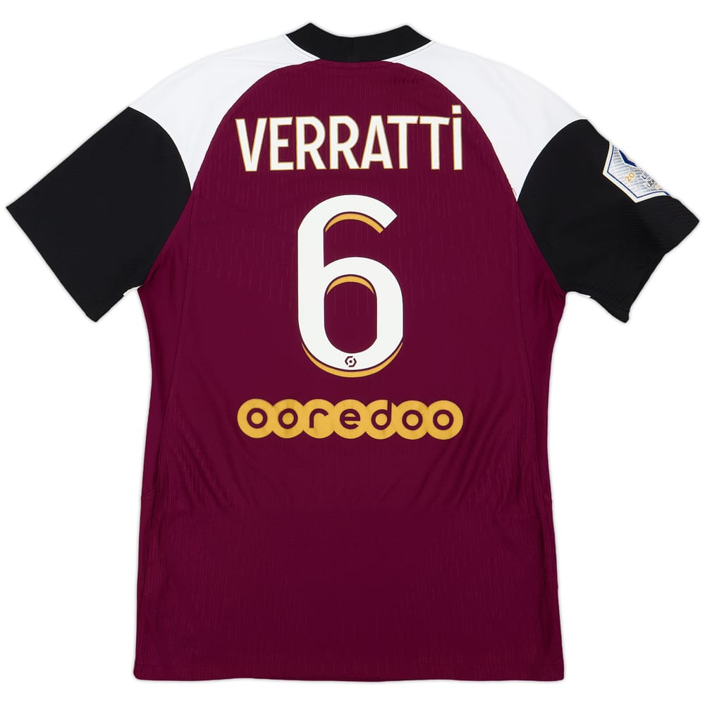 2020-21 Paris Saint-Germain Authentic Third Shirt Verratti #6 - 5/10 - (S)