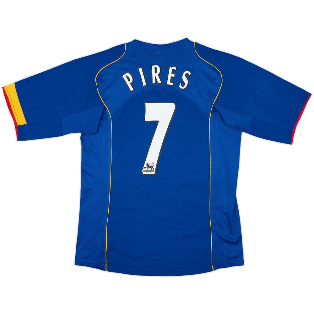 2004-06 Arsenal Away Shirt Pires #7 - 6/10 - (M)