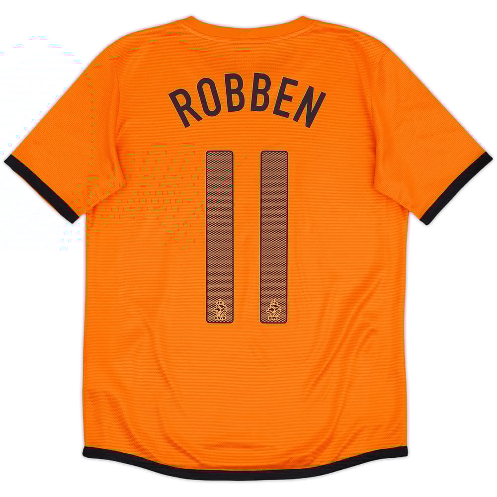 2012-13 Netherlands Home Shirt Robben #11 - 7/10 - (XL.Boys)