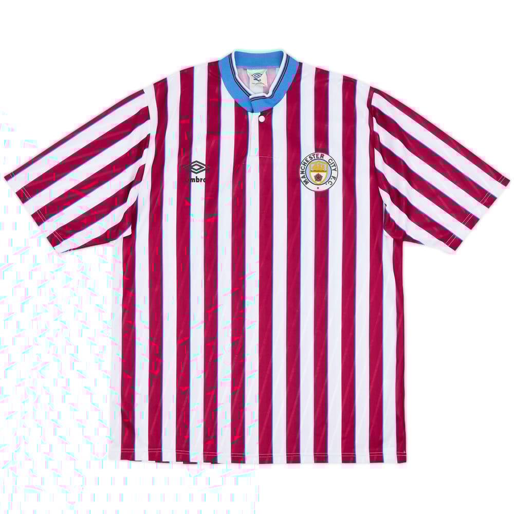 1988-90 Manchester City Away Shirt - 10/10 - (M)