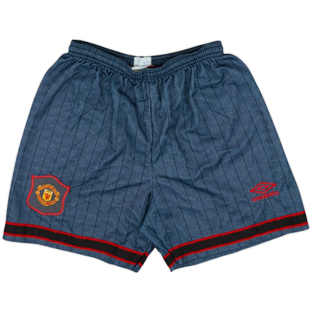1995-96 Manchester United Away Shorts - 8/10 - (M)