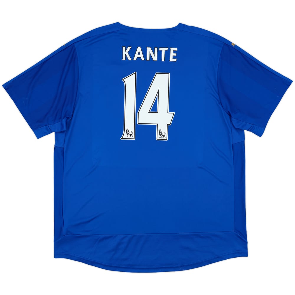 2015-16 Leicester Home Shirt Kante #14 - 8/10 - (3XL)