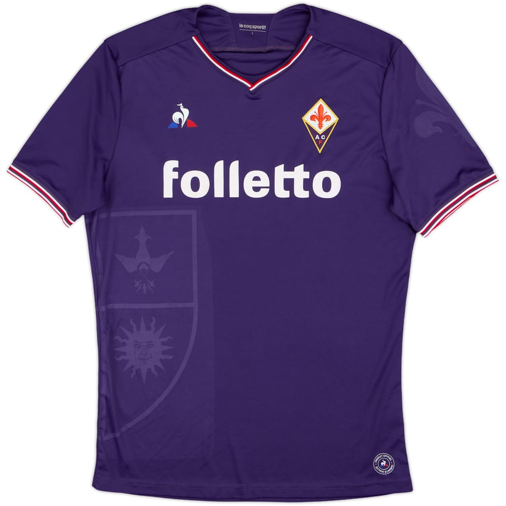2017-18 Fiorentina Home Shirt - 7/10 - (L)