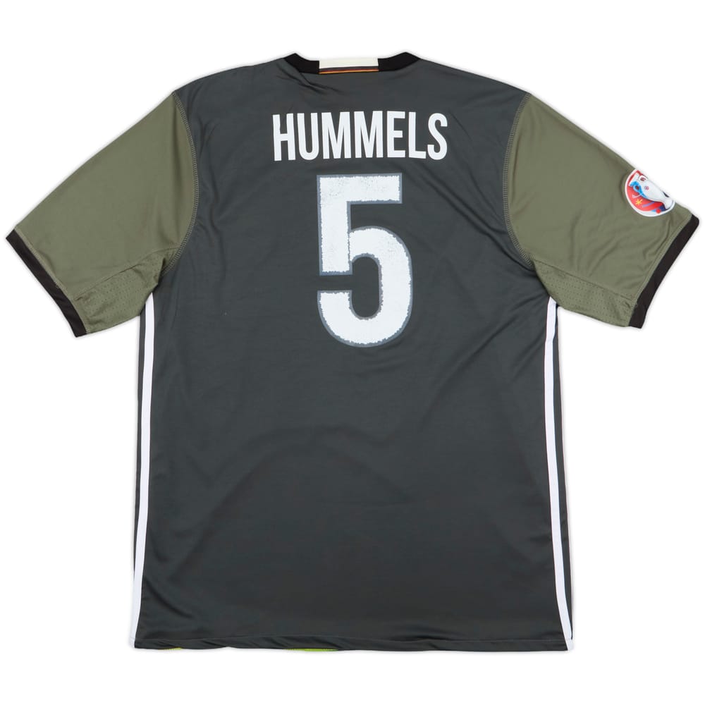2015-17 Germany Away Shirt Hummels #5 - 9/10 - (XXL)