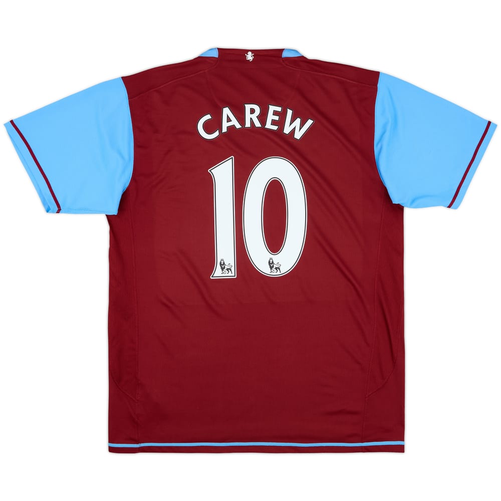 2007-08 Aston Villa Home Shirt Carew #10 - 10/10 - (L)