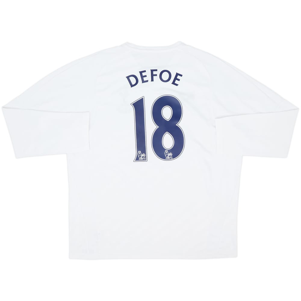 2007-08 Tottenham Home L/S Shirt Defoe #18 - 6/10 - (XL)