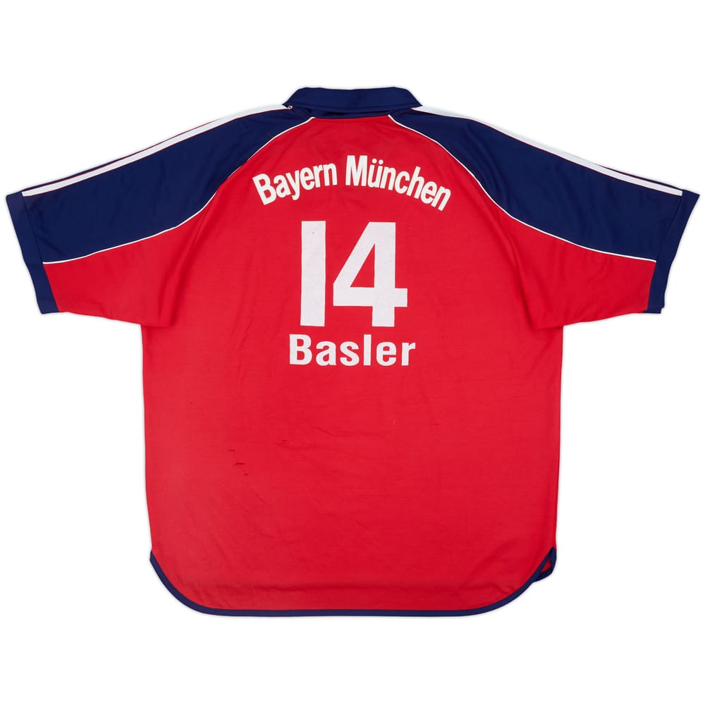 1999-01 Bayern Munich Home Shirt Basler #14 - 5/10 - (XXL)