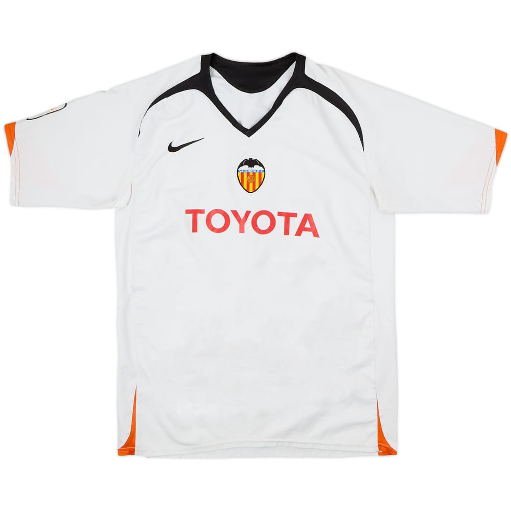 2005-06 Valencia Home Shirt - 6/10 - (XL.Boys)