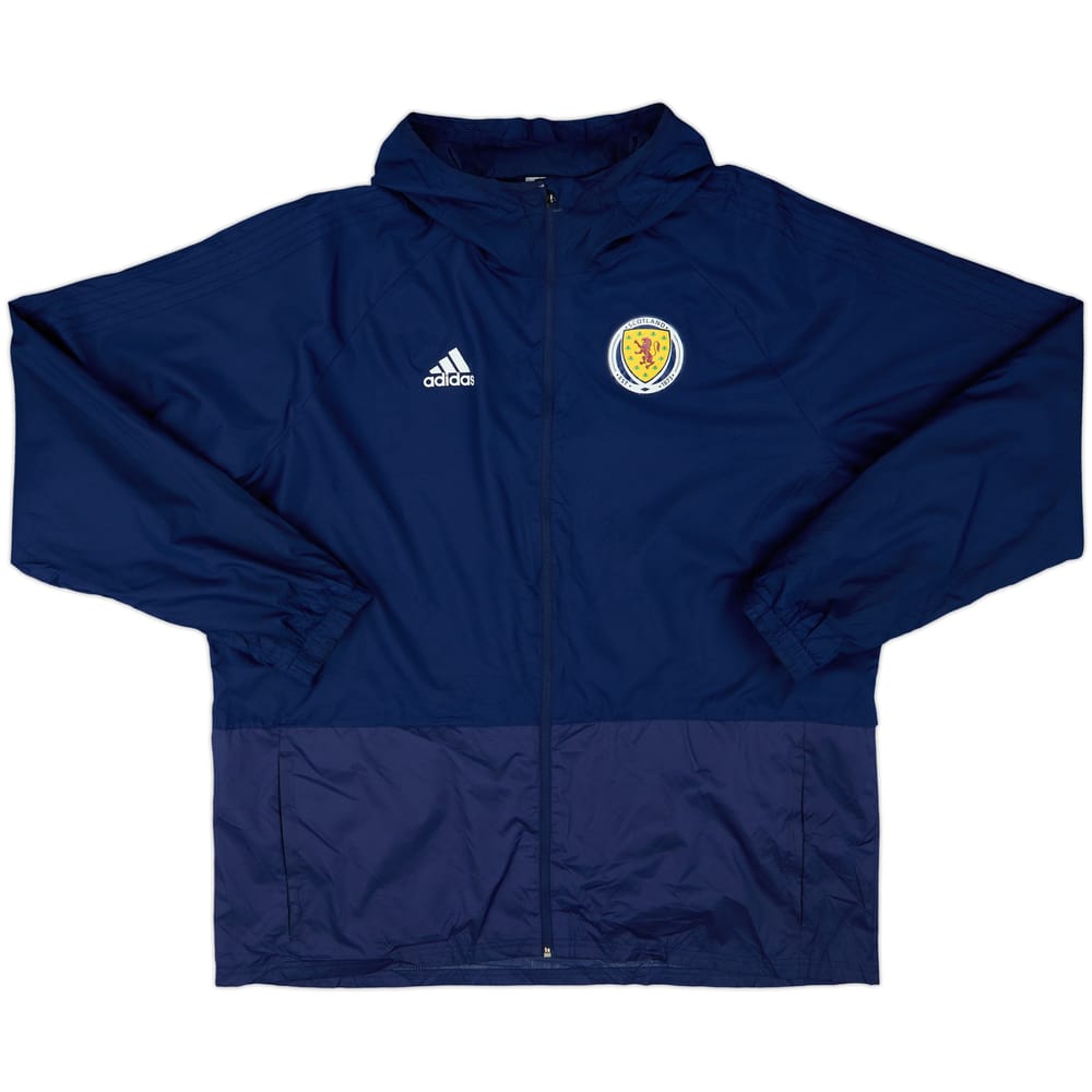 2018-19 Scotland adidas Hooded Rain Jacket - 9/10 - (XXL)