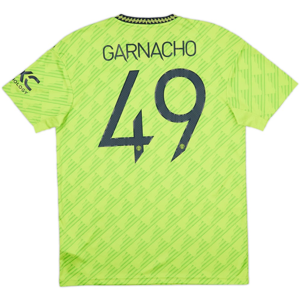 2022-23 Manchester United Third Shirt Garnacho #49 - 10/10 - (L)