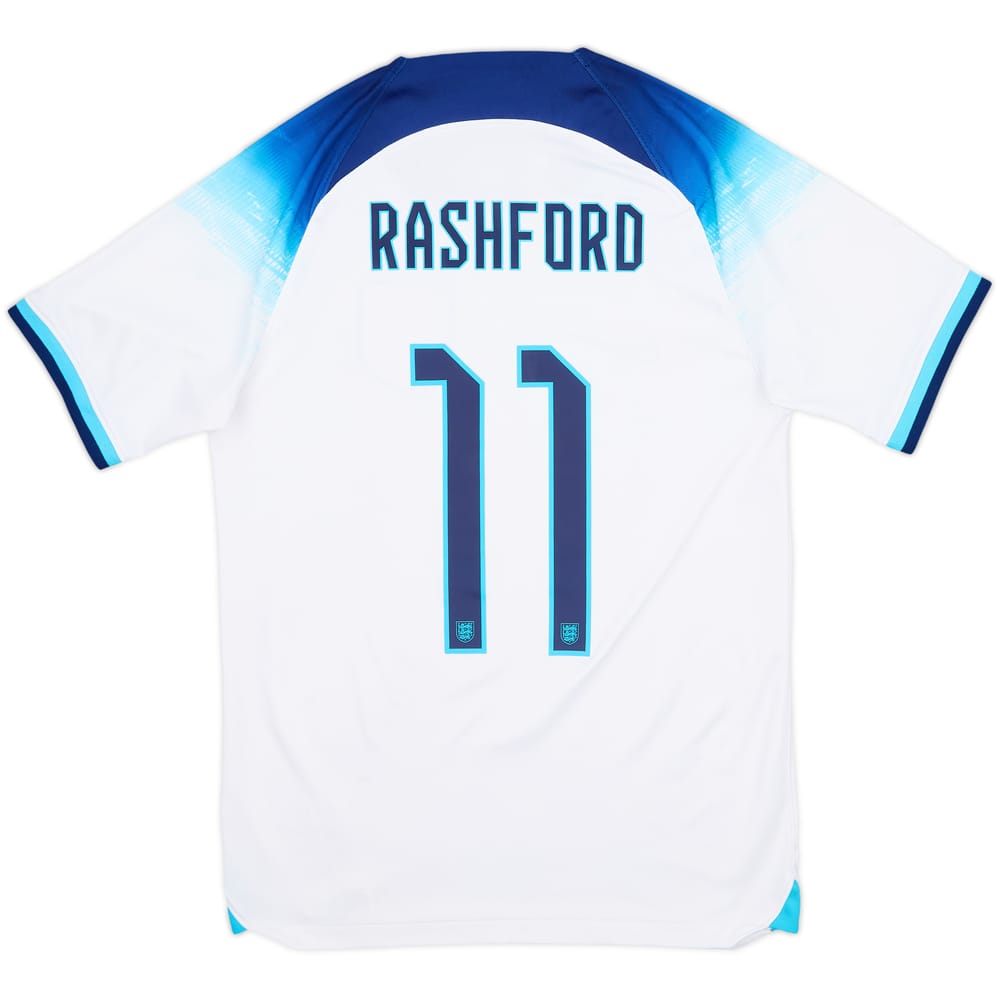 2022-23 England Home Shirt Rashford #11 - 5/10 - (S)