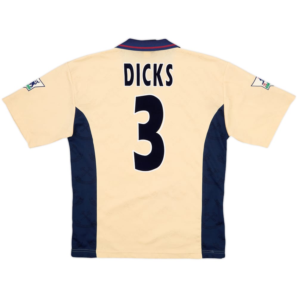 1996-97 West Ham Third Shirt Dicks #3 - 9/10 - (S)