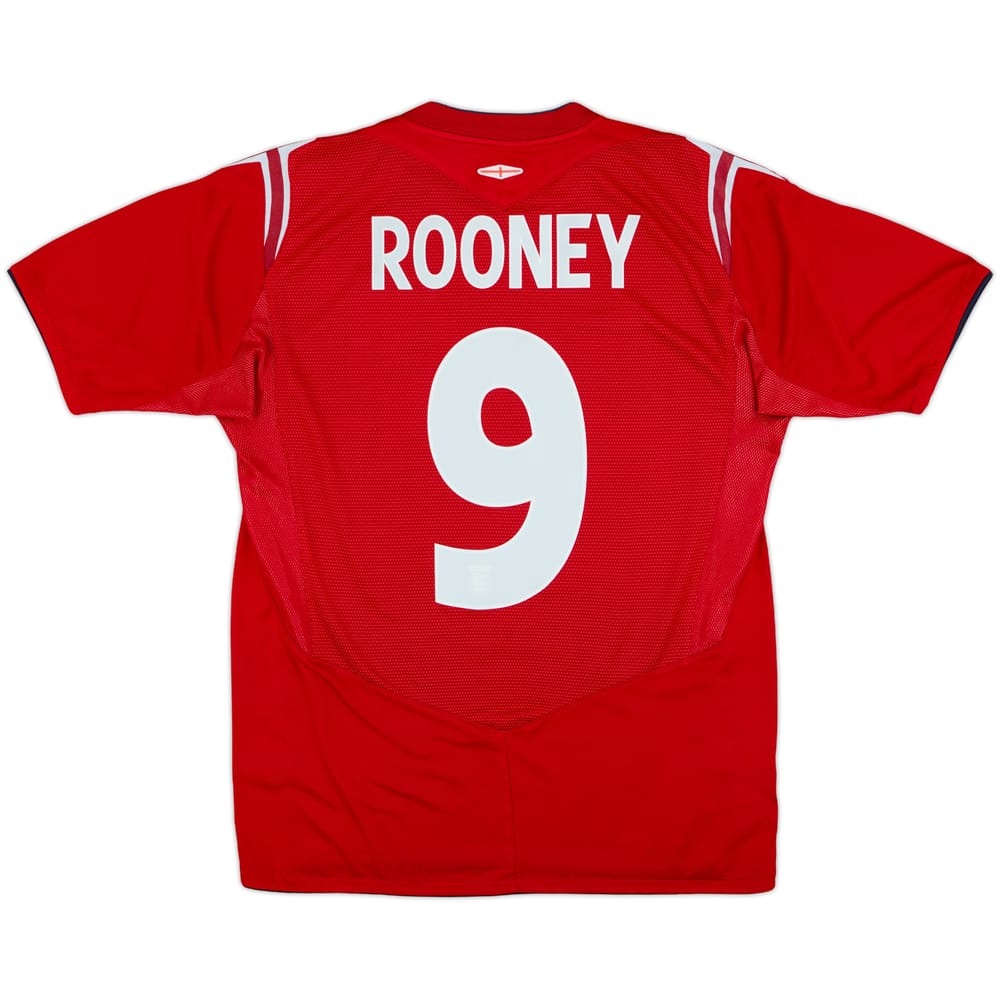 2004-06 England Away Shirt Rooney #9 - 7/10 - (M)