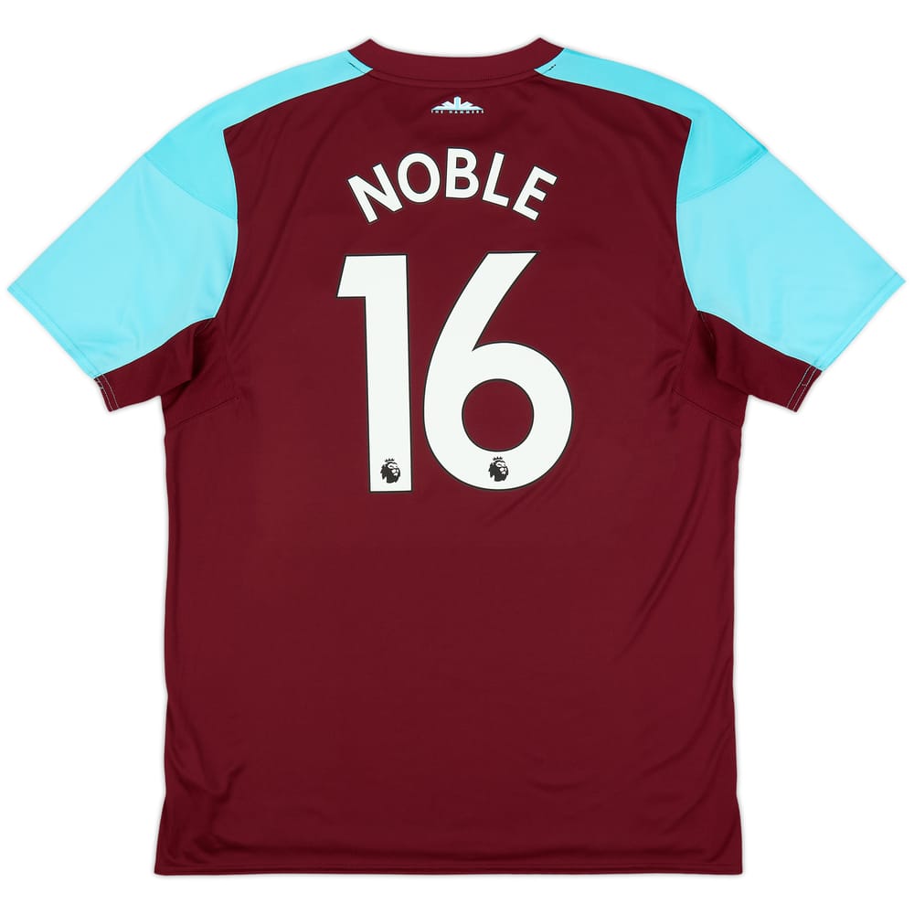 2017-18 West Ham Home Shirt Noble #16 - 8/10 - (XL)