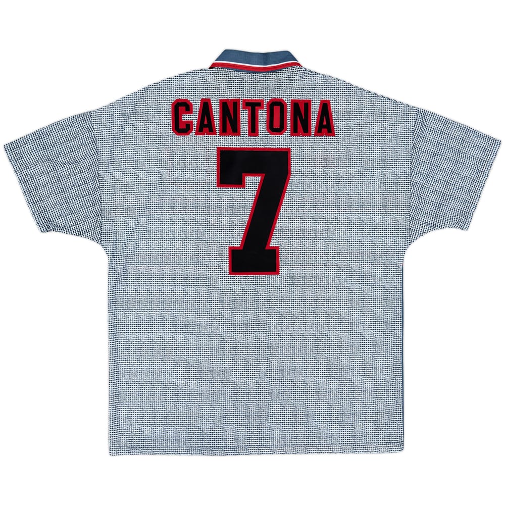 1995-96 Manchester United Away Shirt Cantona #7 - 10/10 - (XL)