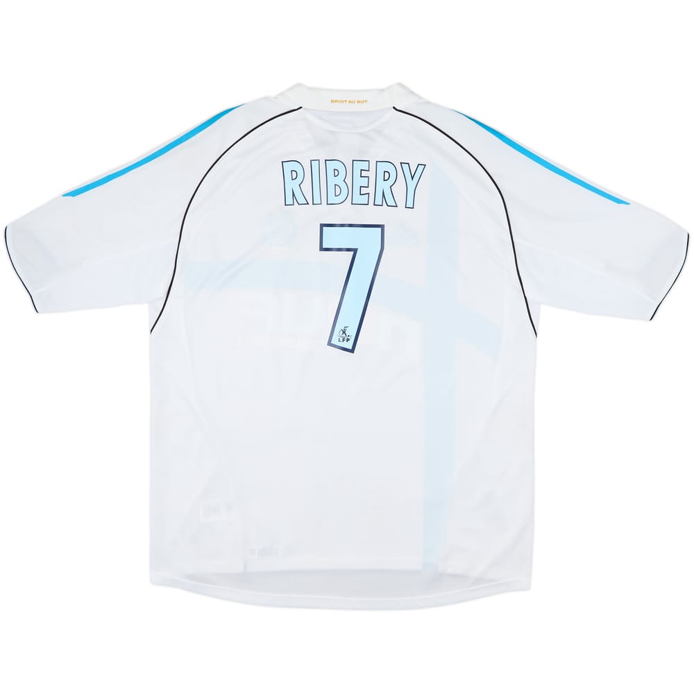 2005-06 Olympique Marseille Home Shirt Ribery #7 - 9/10 - (XL)