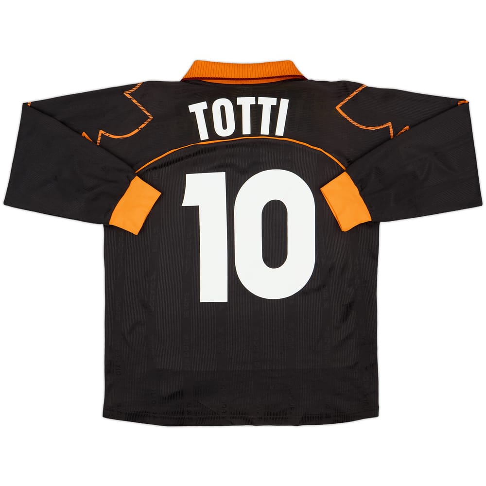 1999-00 Roma Third L/S Shirt Totti #10 - 8/10 - (Y)