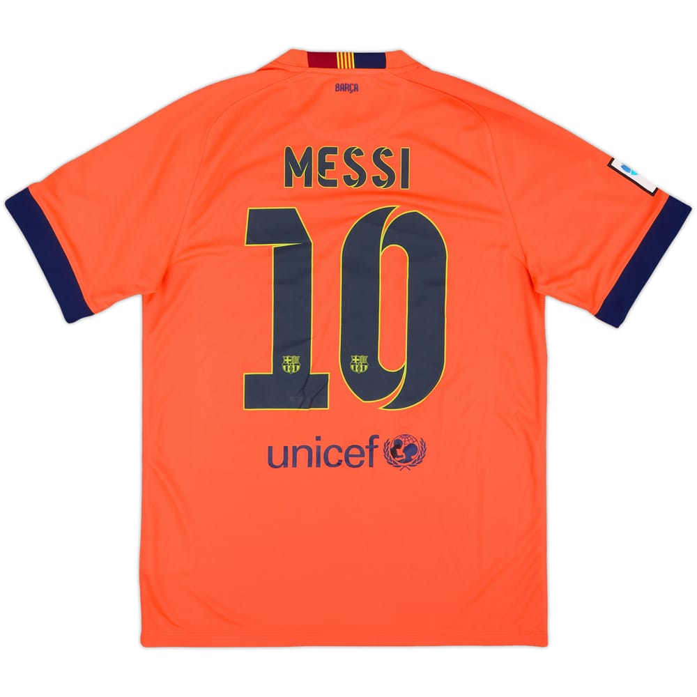 2014-15 Barcelona Away Shirt Messi #10 (M)