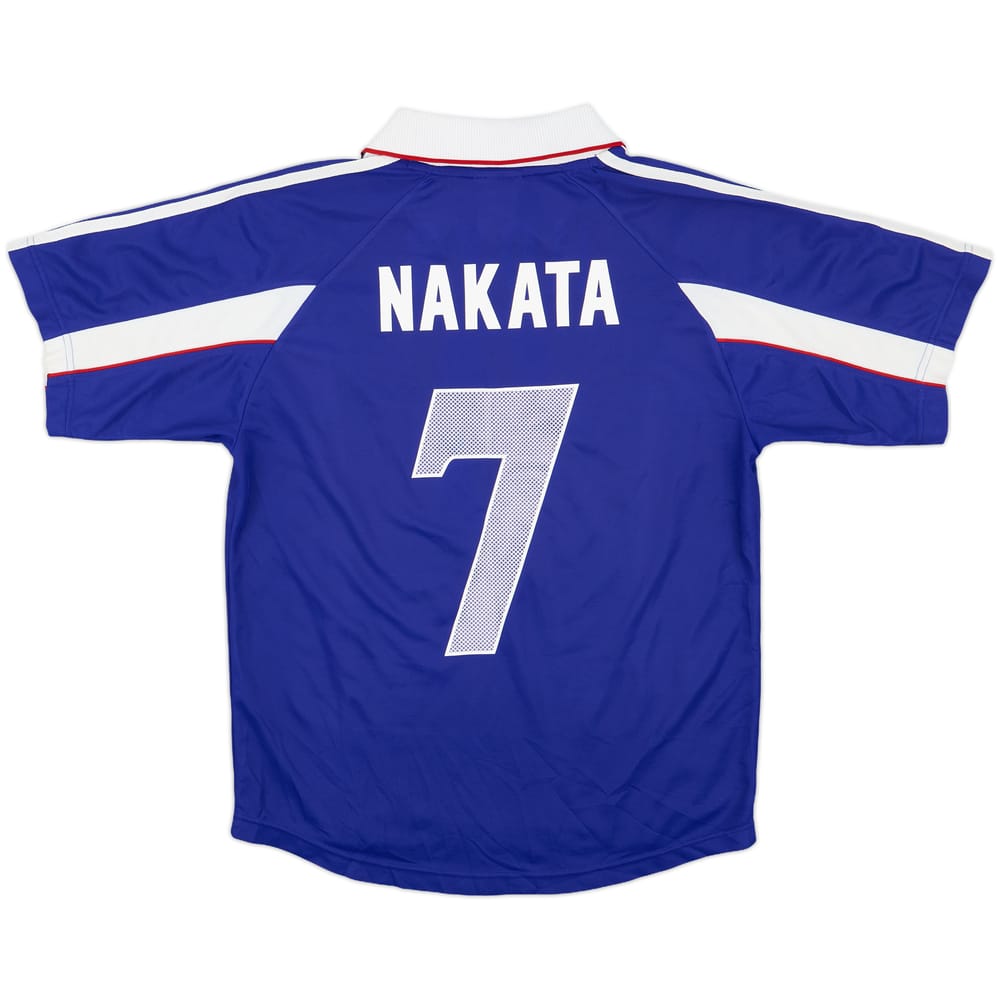 1999-00 Japan Home Shirt Nakata #7 - 8/10 - (L.Boys)