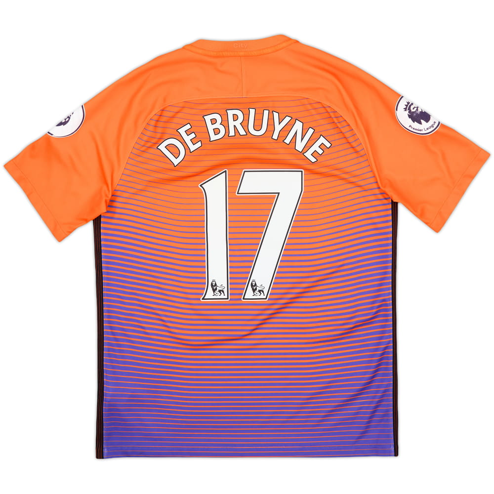 2016-17 Manchester City Third Shirt De Bruyne #17 - 9/10 - (M)