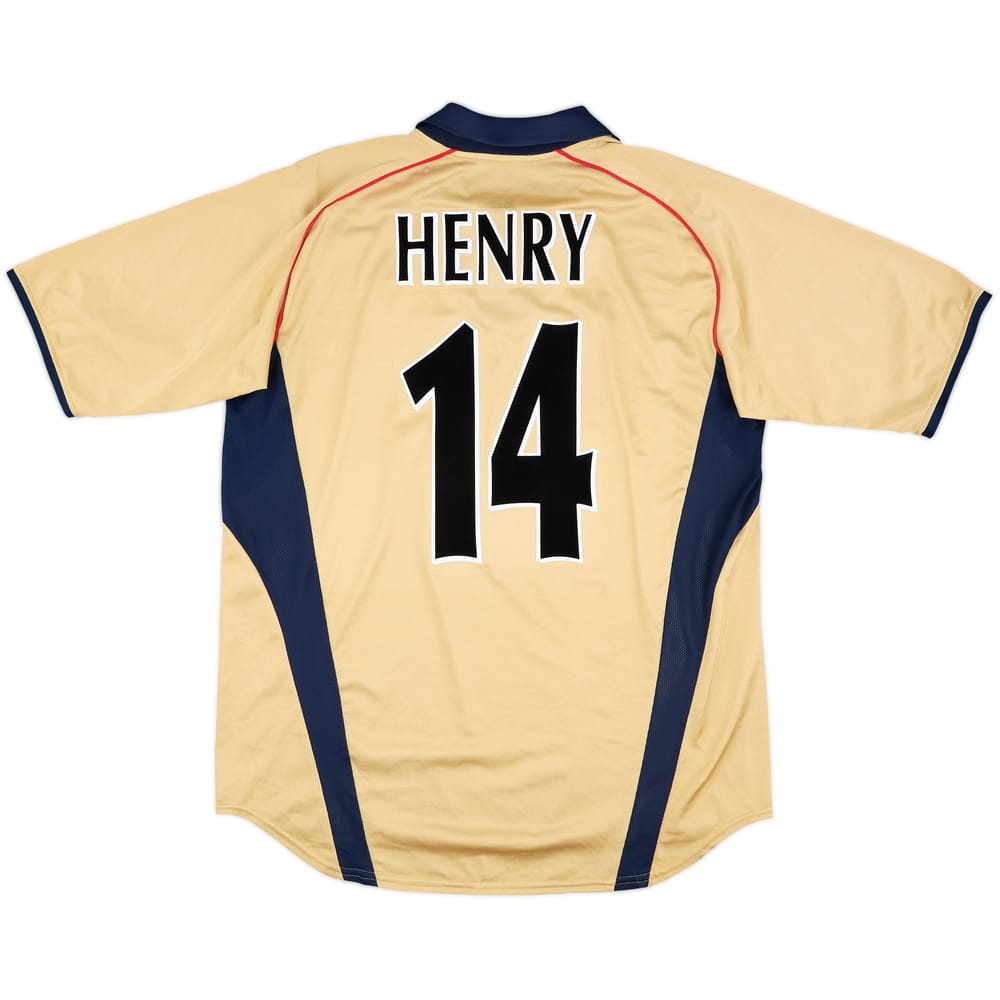 2001-02 Arsenal Away Shirt Henry #14 - 8/10 - (L)