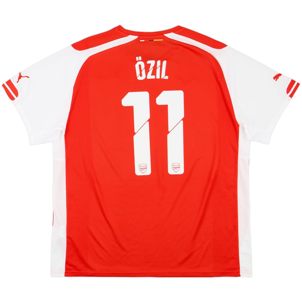 2014-15 Arsenal Home Shirt Ozil #11 - 9/10 - (XXL)
