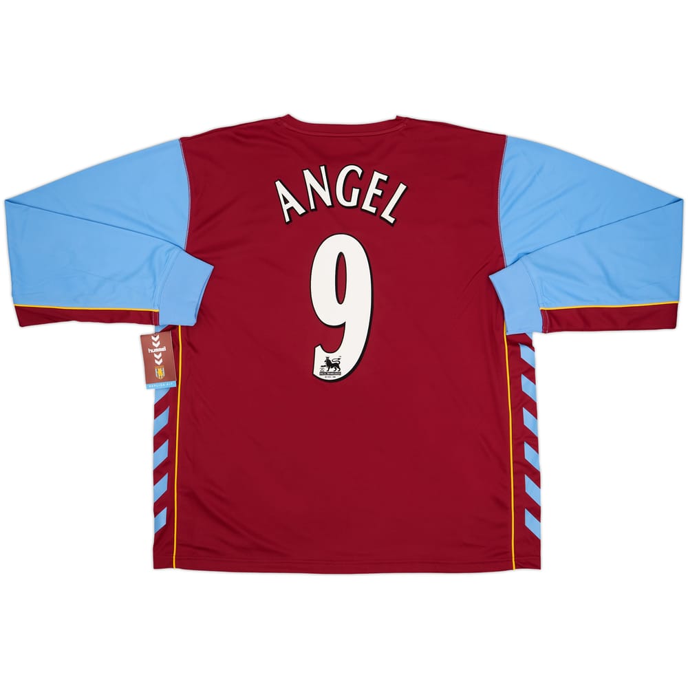 2005-06 Aston Villa Home L/S Shirt Angel #9 (XL)
