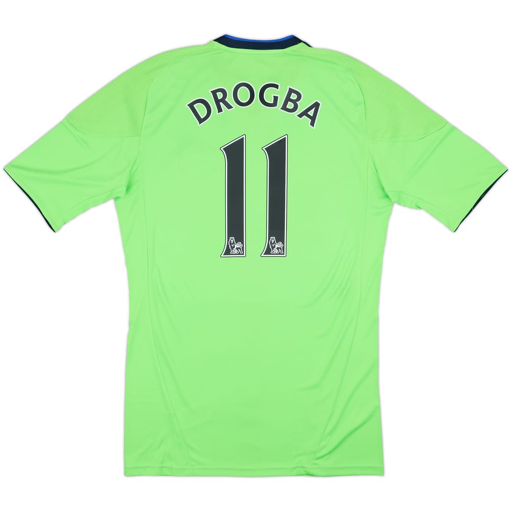 2010-11 Chelsea Player Issue TechFit Third Shirt Drogba #11 (XL)
