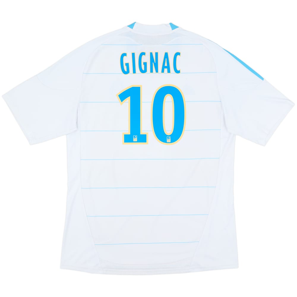 2010-11 Olympique Marseille Home Shirt Gignac #10 - 7/10 - (XL)