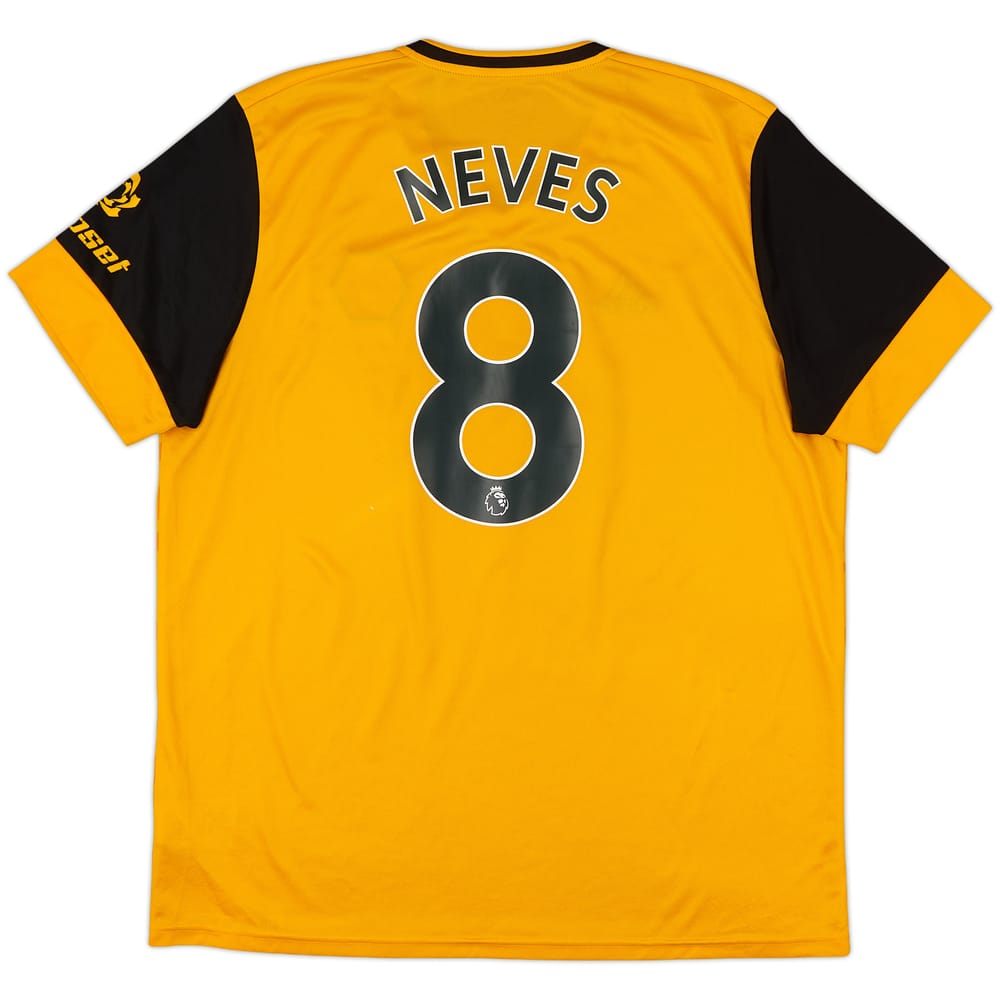 2020-21 Wolves Home Shirt Neves #8 - 5/10 - (XL)