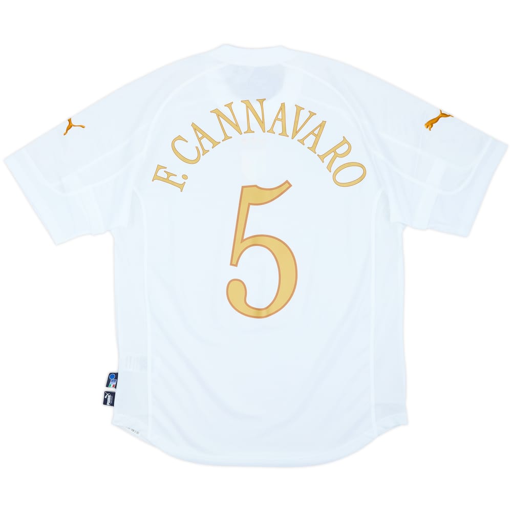 2004-06 Italy Away Shirt F.Cannavaro #5 (XL)