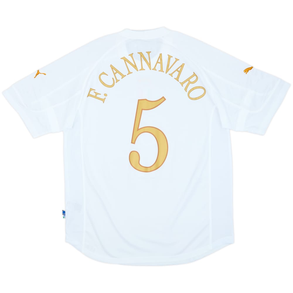 2004-06 Italy Away Shirt F.Cannavaro #5 (XXL)
