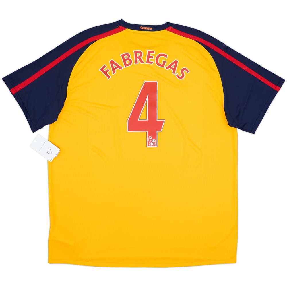 2008-09 Arsenal Away Shirt Fabregas #4 (XXL)