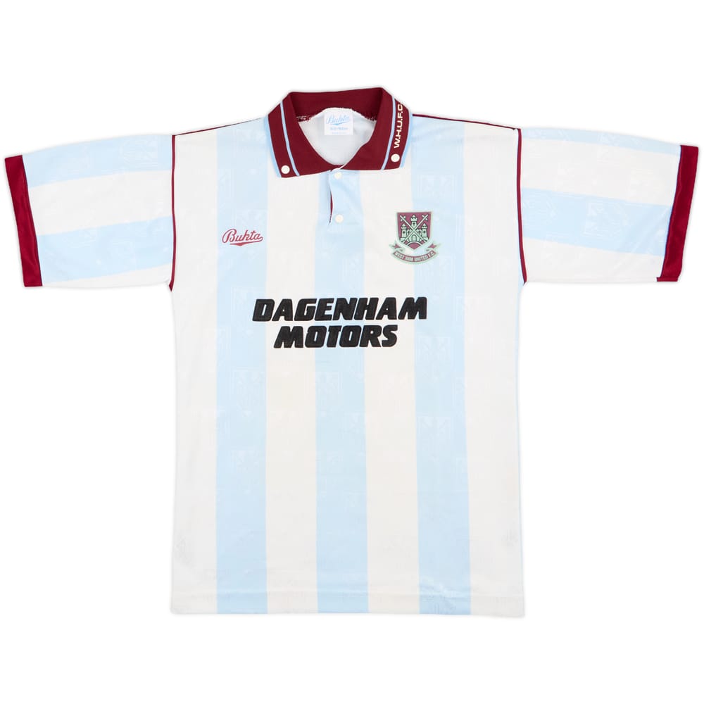 1992-93 West Ham Away Shirt - 8/10 - (M.Boys)