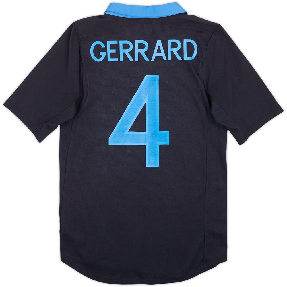 2011-12 England Away Shirt Gerrard #4 - 6/10 - (S)