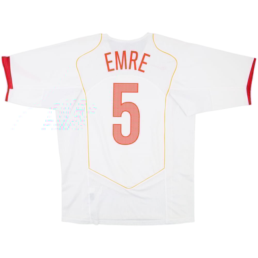 2004-06 Turkey Away Shirt Emre #5 - 7/10 - (L)