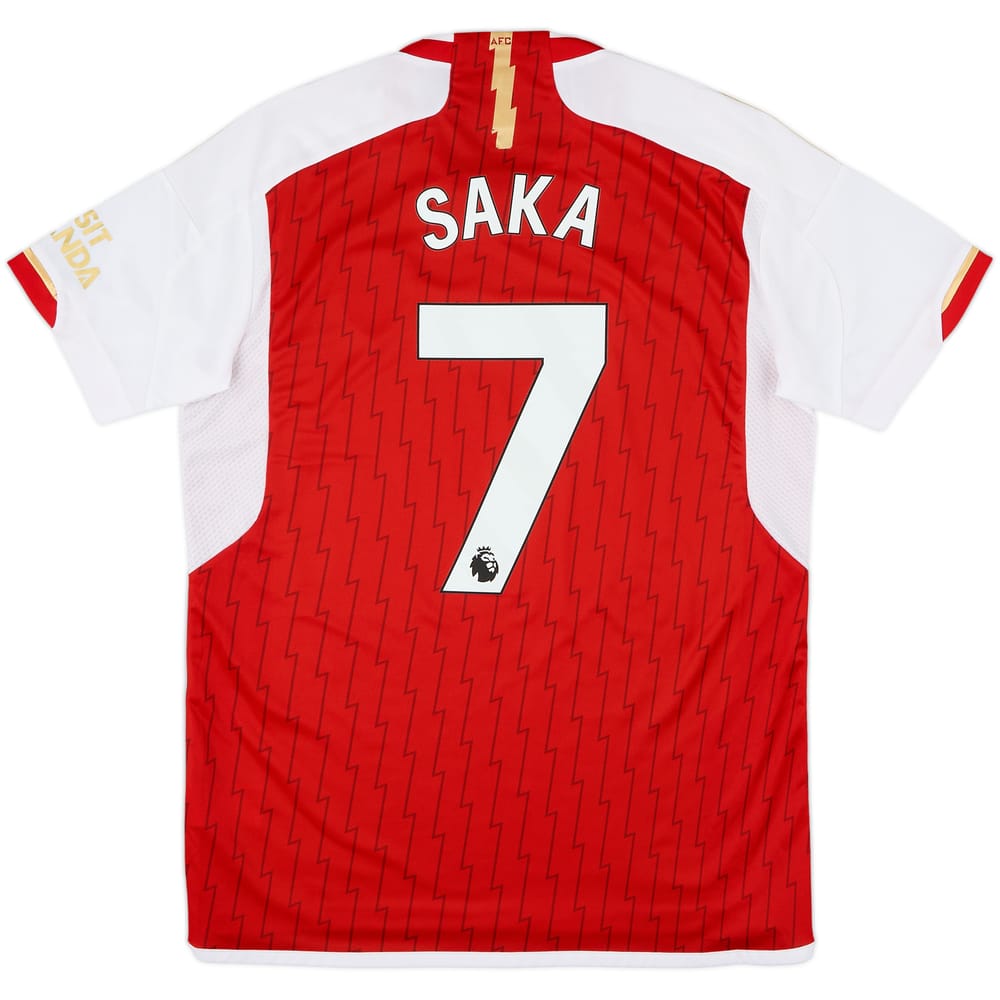 2023-24 Arsenal Home Shirt Saka #7 - 6/10 - (L)
