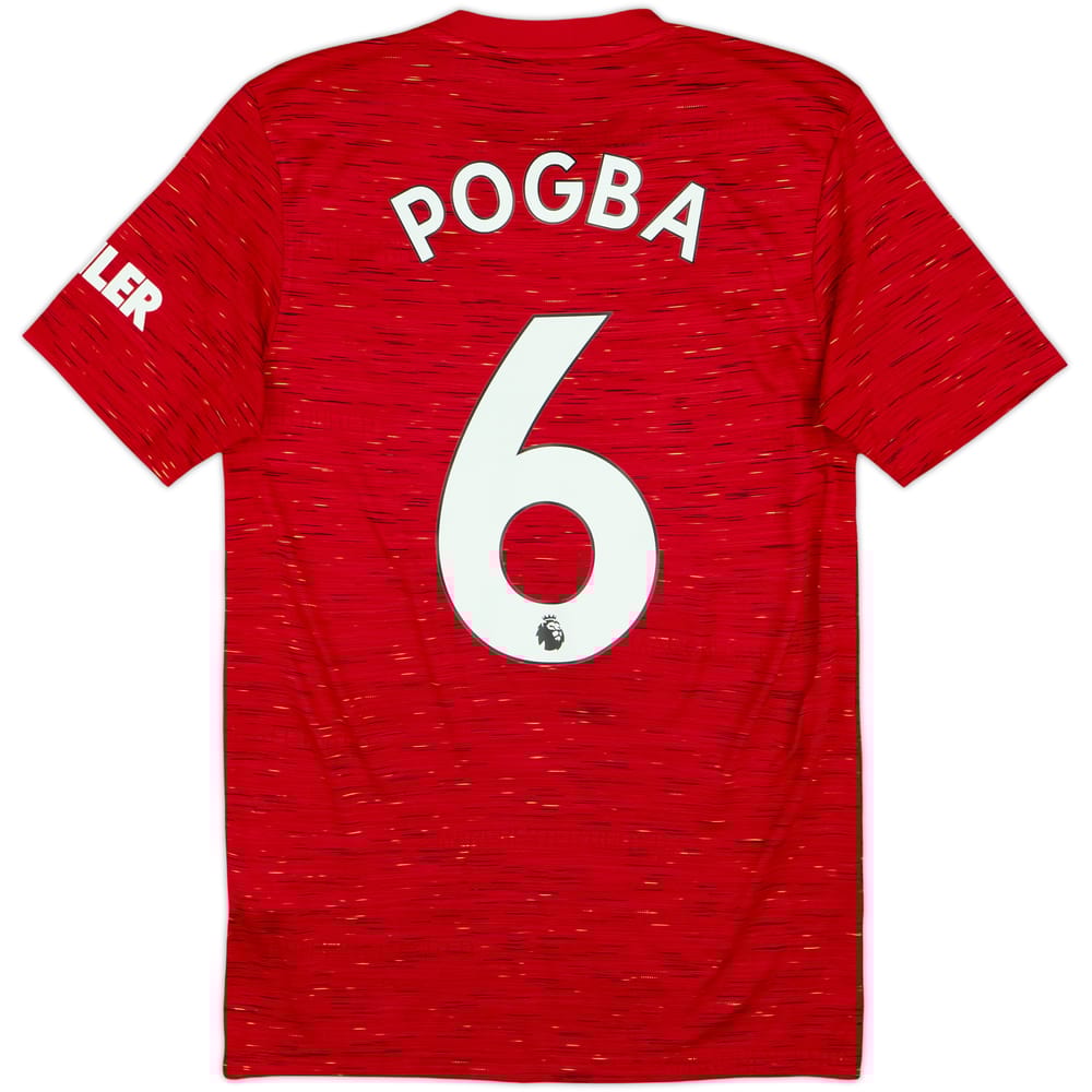 2020-21 Manchester United Home Shirt Pogba #6 - 8/10 - (XS)