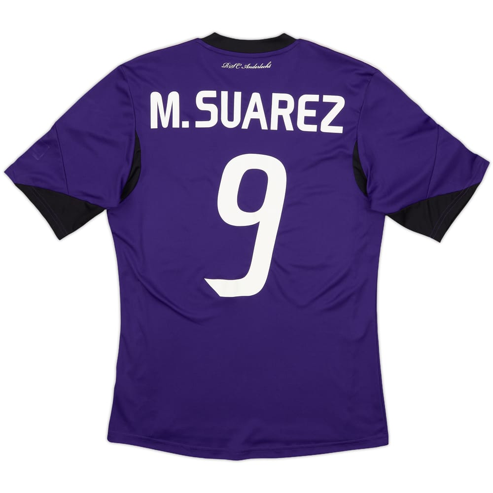 2013-14 Anderlecht Home Shirt M.Suarez #9 - 8/10 - (S)