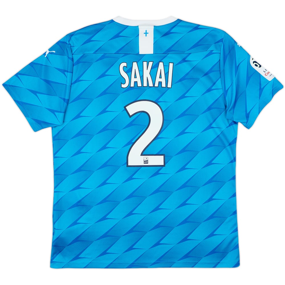 2019-20 Olympique Marseille Away Shirt Sakai #2 - 8/10 - (L)