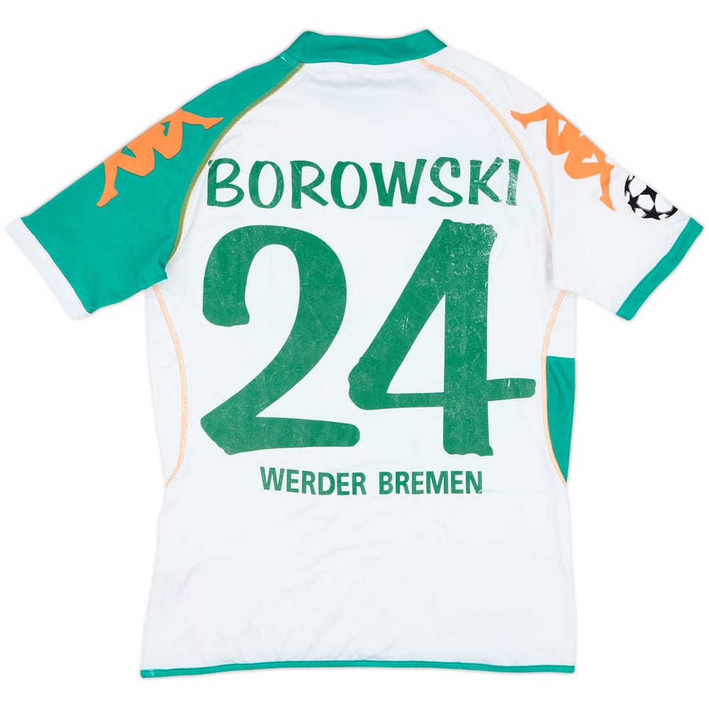 2006-07 Werder Bremen European Home Shirt Borowski #24 - 6/10 - (L)