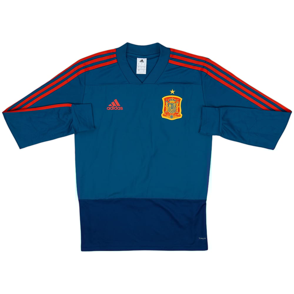 2017-18 Spain adidas Drill Top - 9/10 - (S)