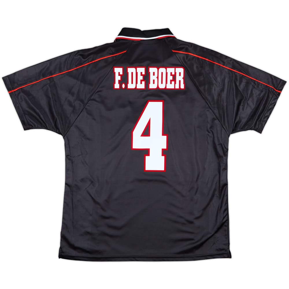 1998-99 Ajax Away Shirt F.De Boer #4 - 8/10 - (L)