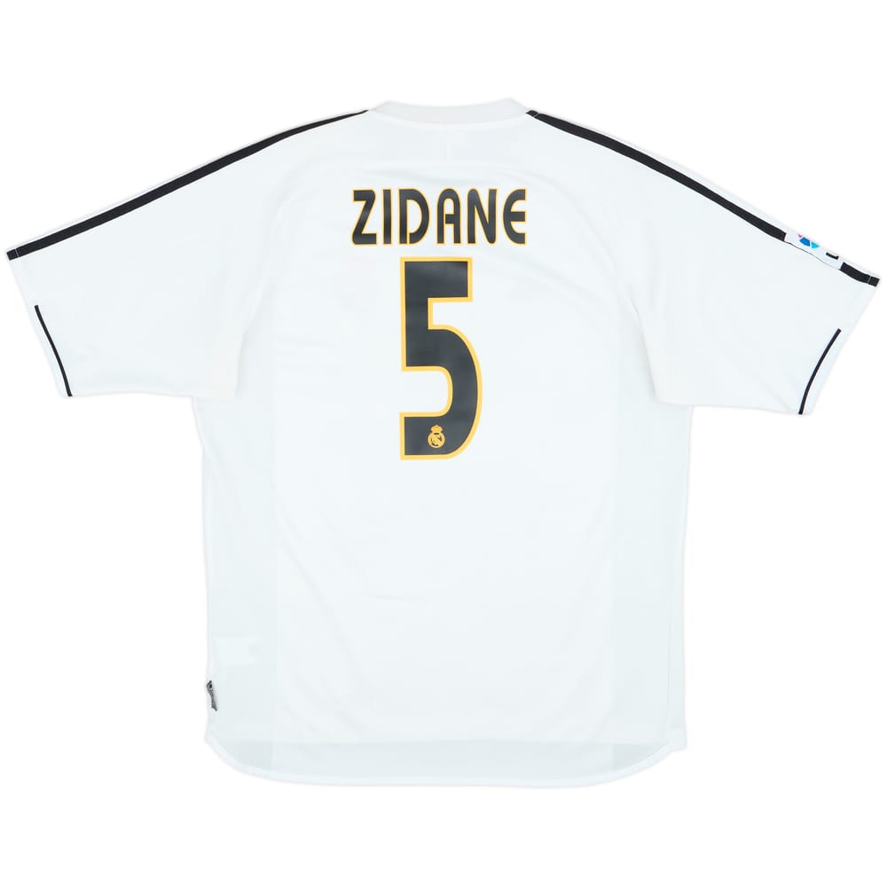 2003-04 Real Madrid Home Shirt Zidane #5 - 6/10 - (L)