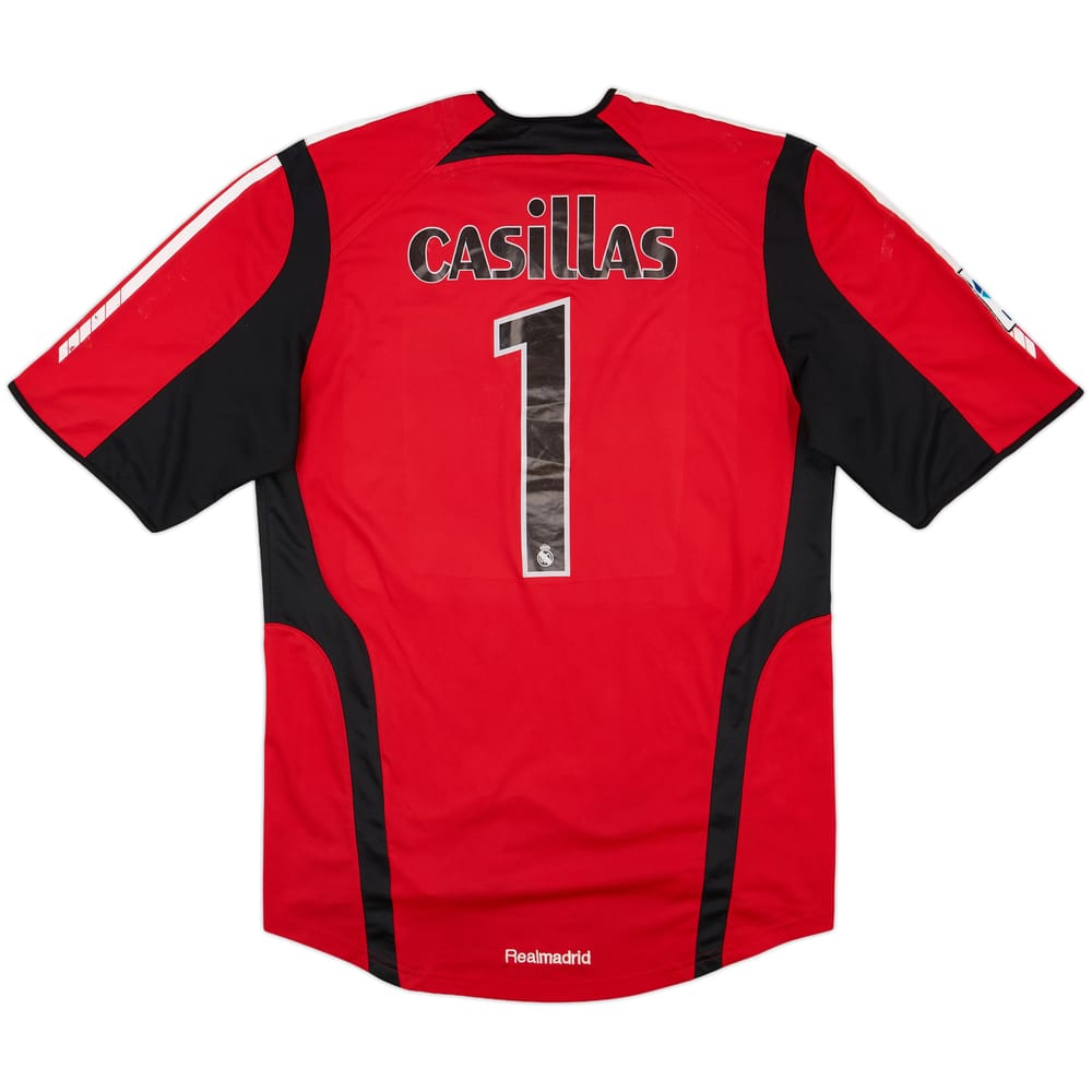 2005-06 Real Madrid GK S/S Shirt Casillas #1 - 6/10 - (M)