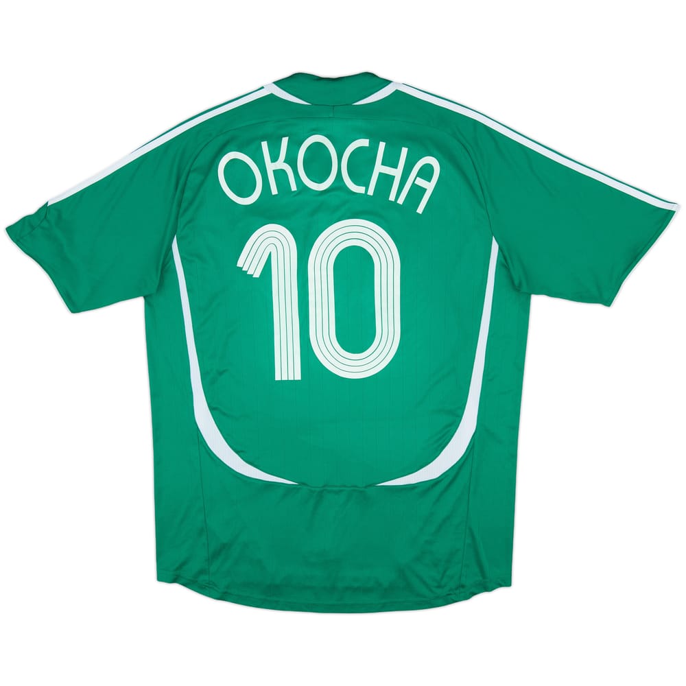 2006-07 Nigeria Home Shirt Okocha #10 - 6/10 - (XL)