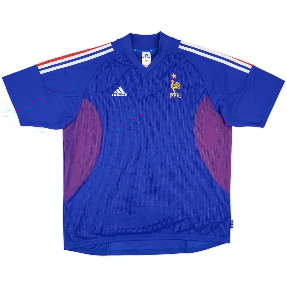 2002-04 France 'Signed' Home Shirt - 10/10 - (XL)