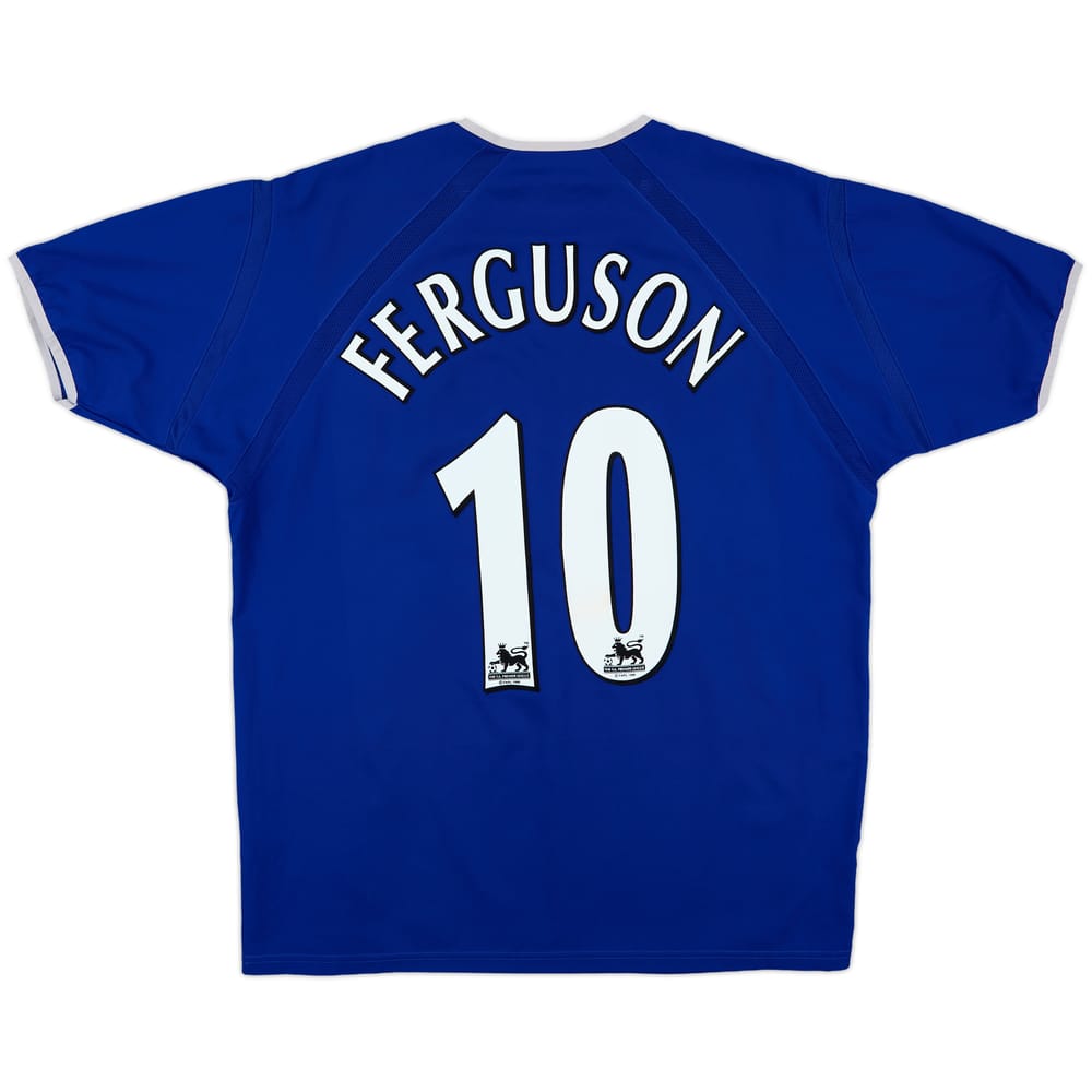 2003-04 Everton Home Shirt Ferguson #10 - 8/10 - (L)