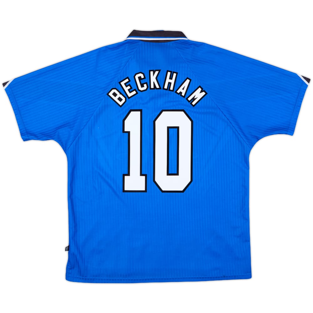 1996-98 Manchester United Third Shirt Beckham #10 - 8/10 - (XL)