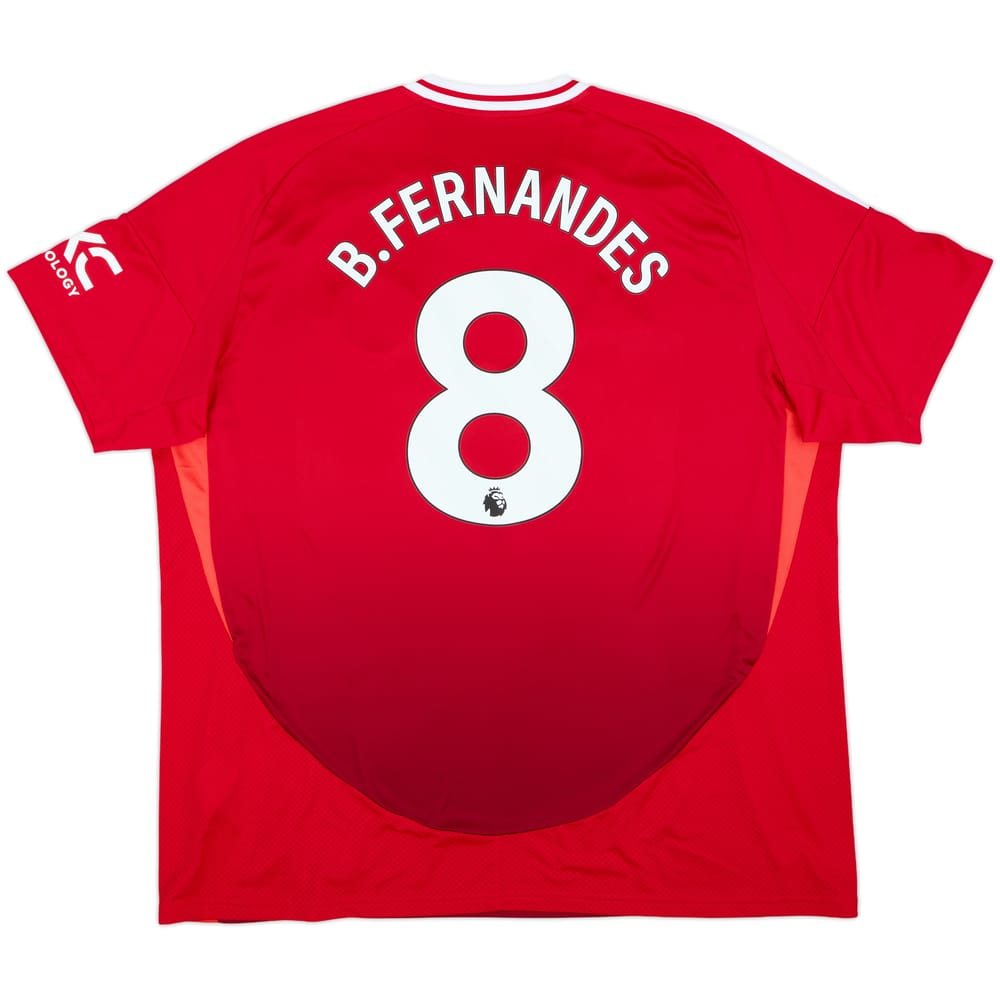 2024-25 Manchester United Home Shirt B.Fernandes #8 - 10/10 - (3XL)